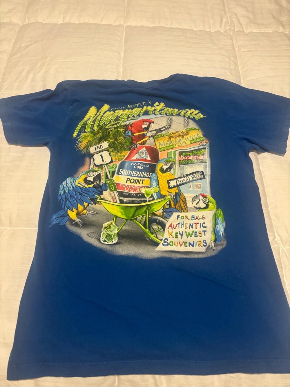 Jimmy Buffet’s Margaritaville Key West, Florida T-Shirt Size Small